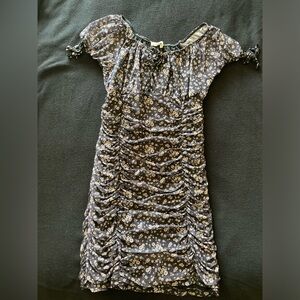 Floral homecoming dress